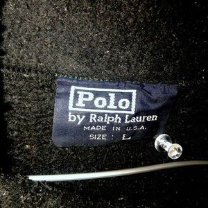 Vintage polo fleece sweater